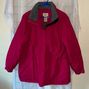 Iconic LL BEAN FLEECE LINED LONG JACKET